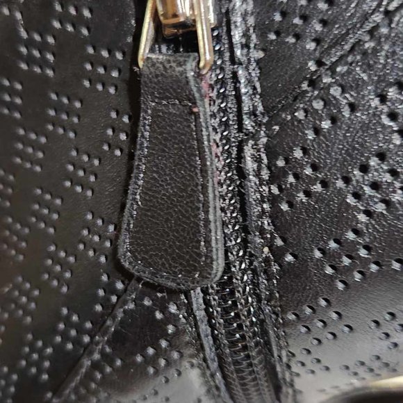 CHANEL Black Perforated Leather Open Toe Booties | Authentic - Picture 5 of 13